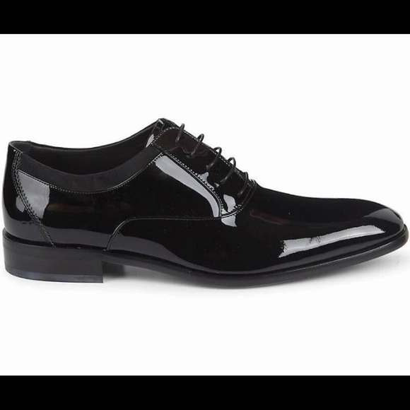Ferragamo - Italian Aiden Patent Leather Oxfords